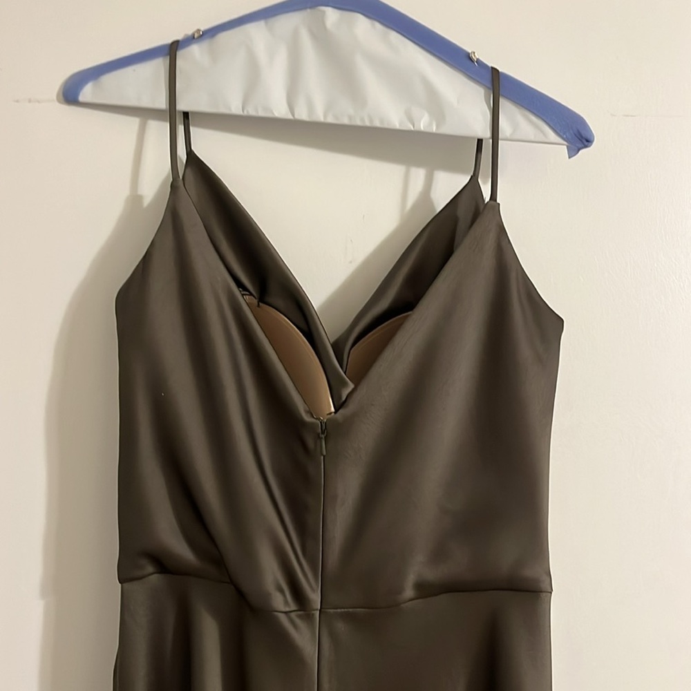 Jenny Yoo Sylvie in Olive *size 14 but altered - Picture 7 of 10